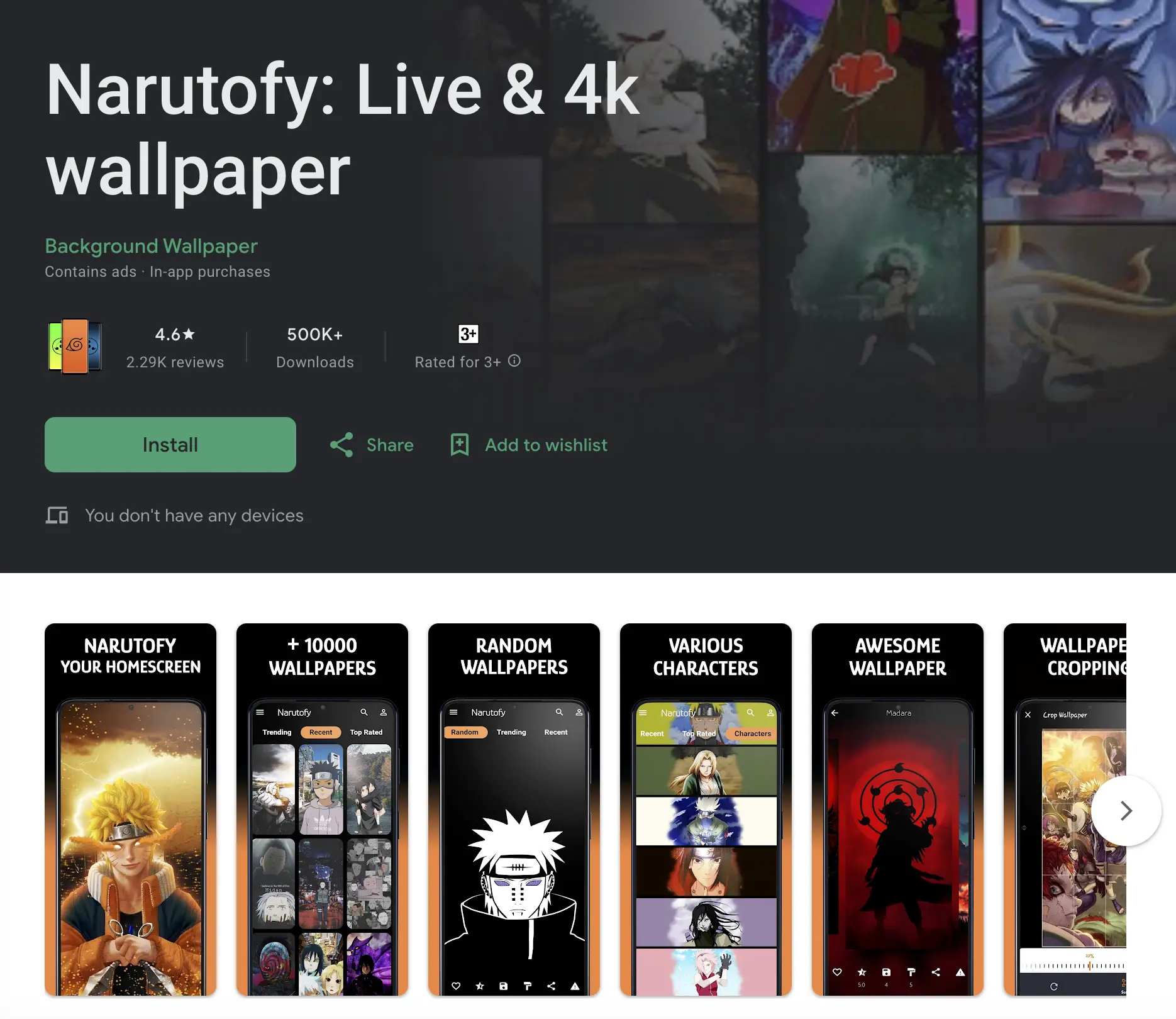 narutofy app